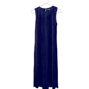 Sam Edelman Size 4 Pleated Blue sleeveless long dress